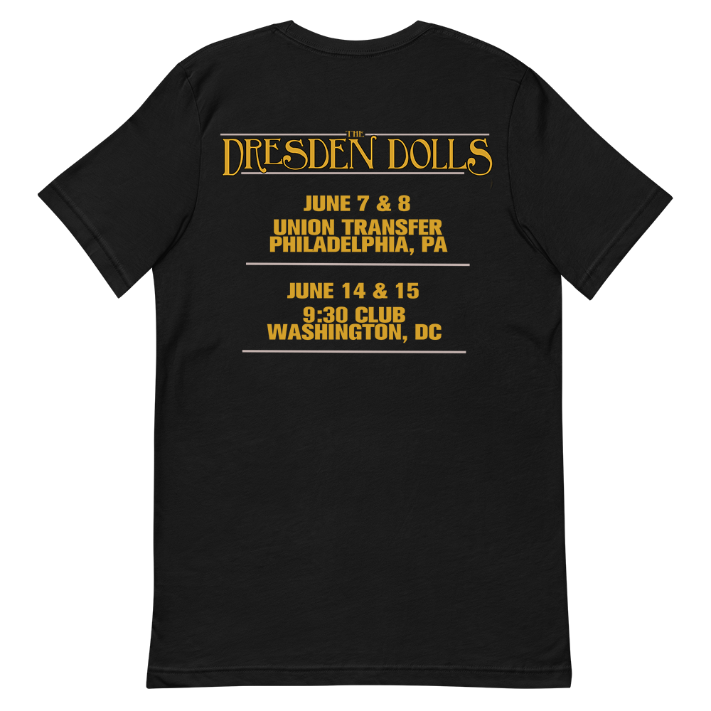Dresden Dolls Reunited Tee (Straight Cut) - Philly & DC