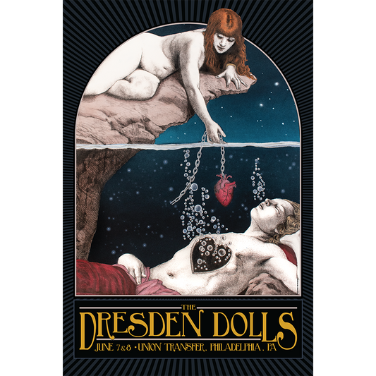 Dresden Dolls 2024 Tour Poster - Philly
