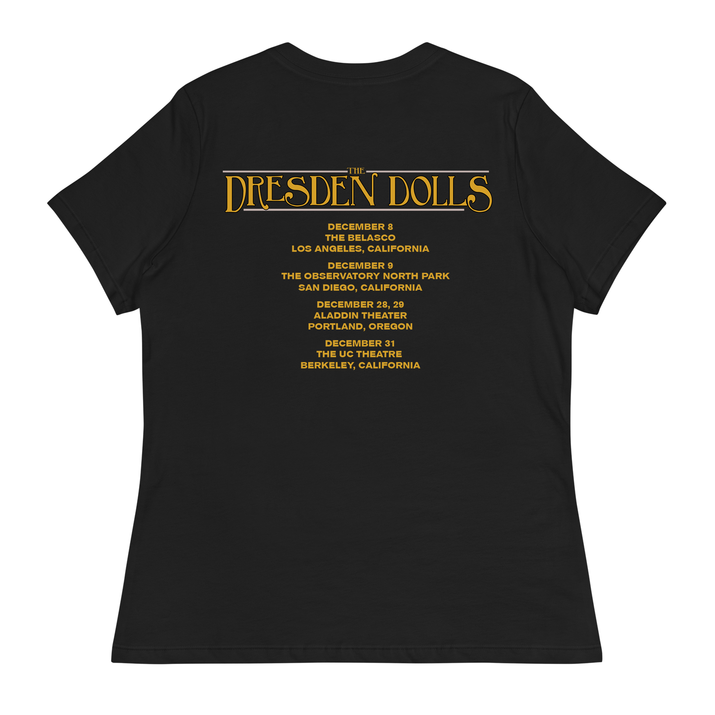 Dresden Dolls Reunited Tee (Fitted Cut) - End of Year Shows