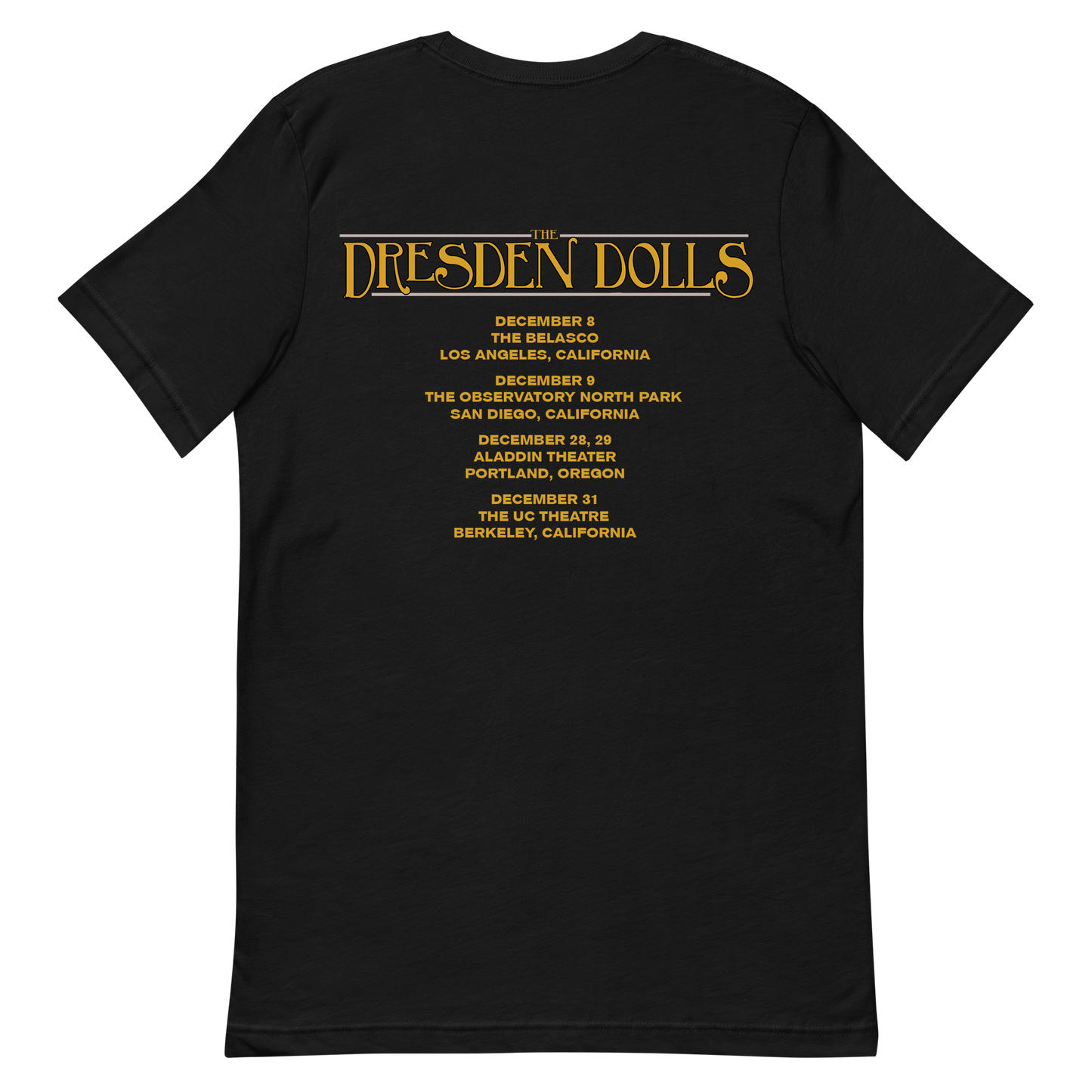 Dresden Dolls Reunited Tee (Straight Cut) - End of Year Shows