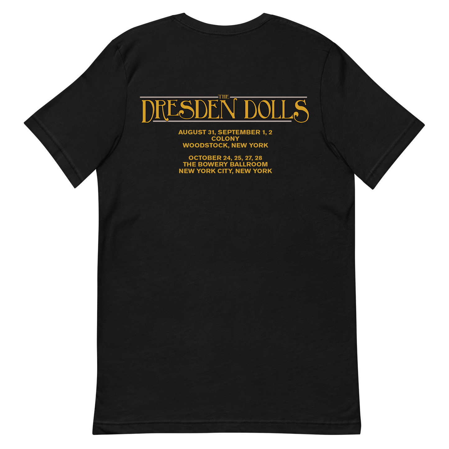 Dresden Dolls Reunited Tee (Straight Cut) - New York