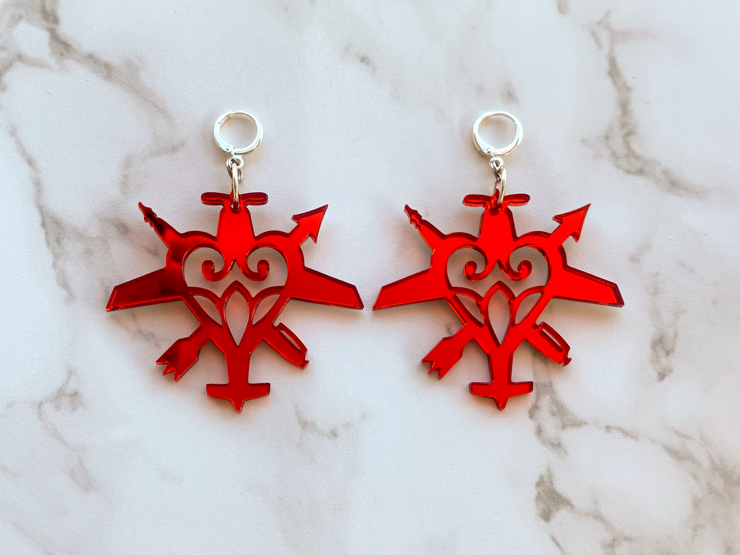Dresden Dolls - Heartplane Earrings