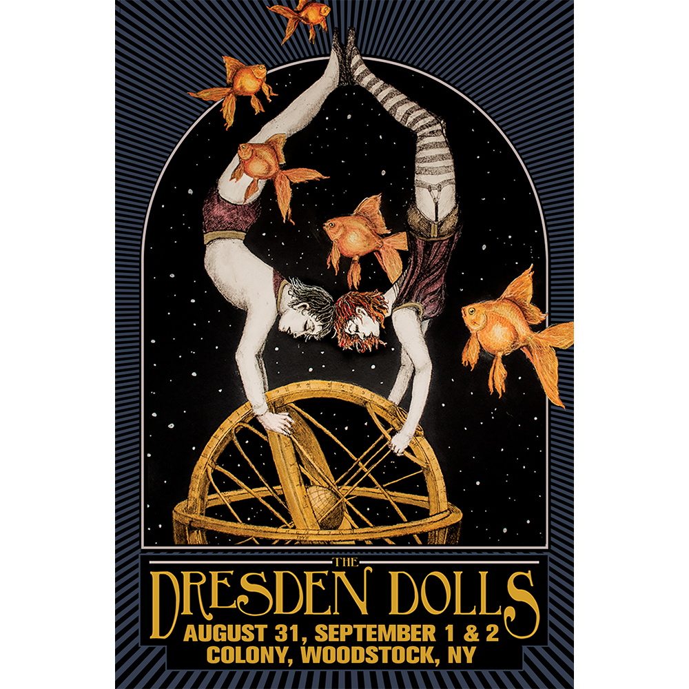 Dresden Dolls 2023 Tour Poster - Colony