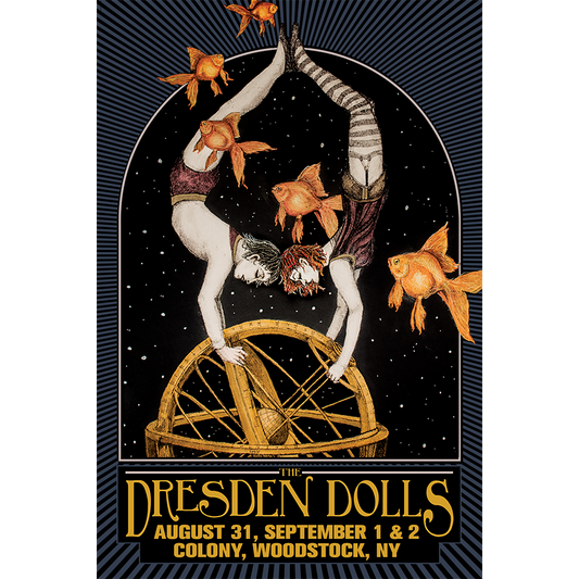 Dresden Dolls 2023 Tour Poster - Colony