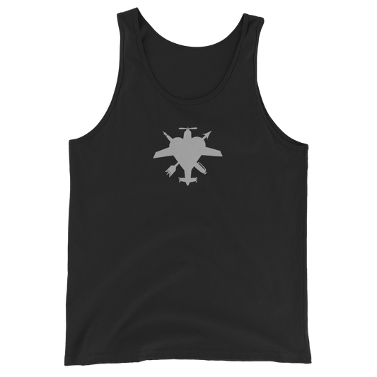 Heart Plane Logo Tank (Straight Cut)