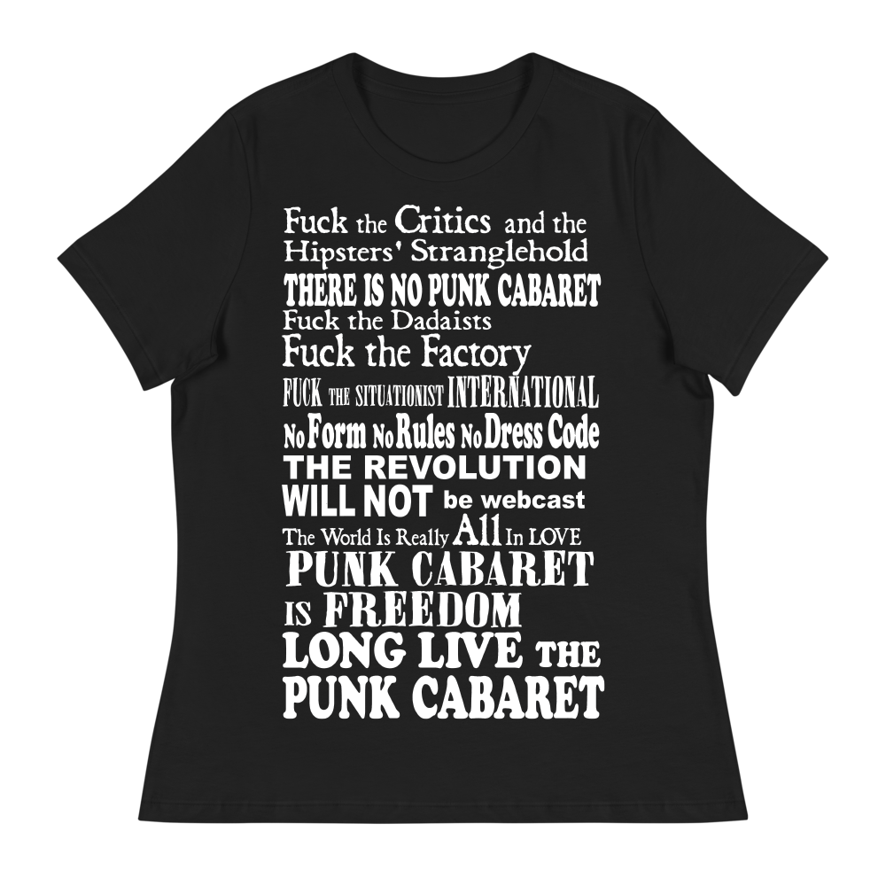 Manifesto Fitted Cut Tee