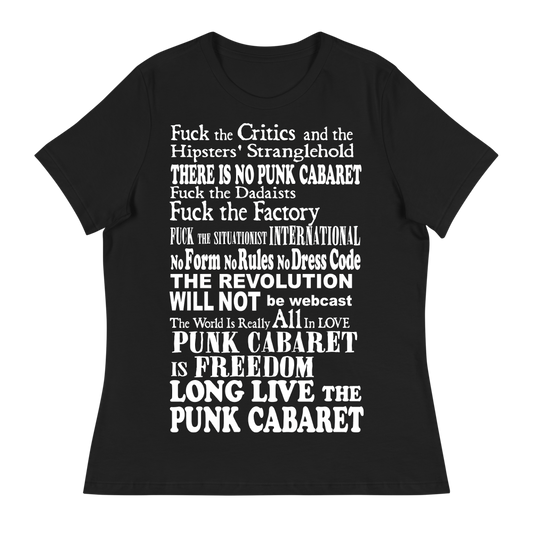 Manifesto Fitted Cut Tee