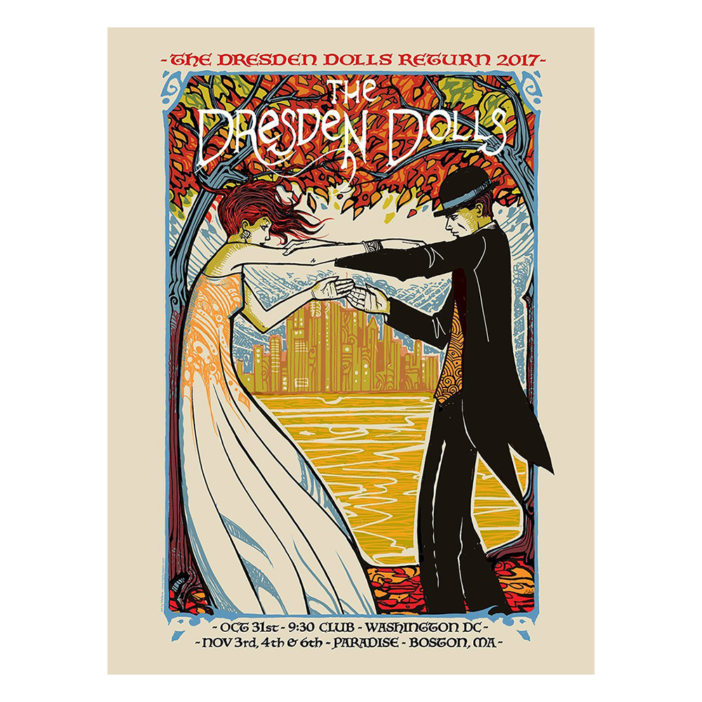 Malleus 2017 Tour Deluxe Silk-Screened Poster (Signed)