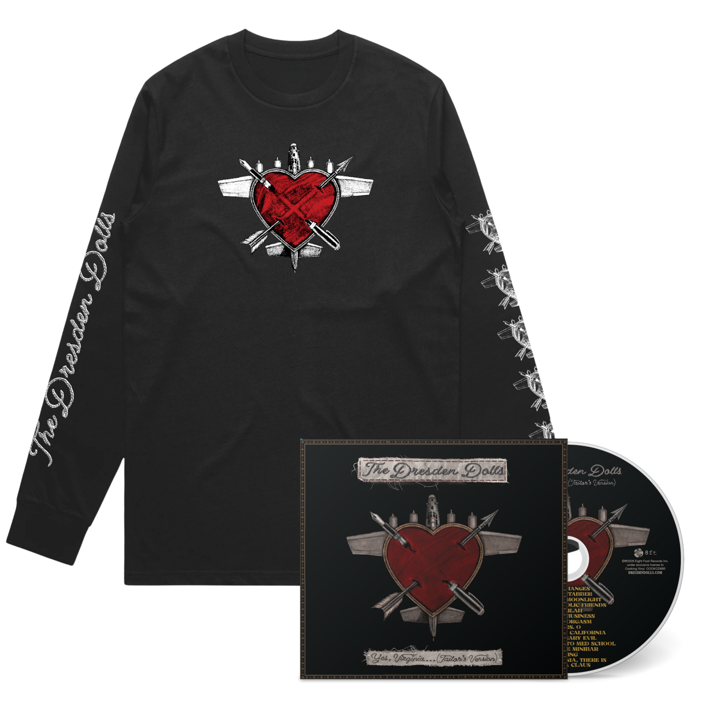 Yes, Virginia…(Tailor’s Version) Deluxe Digipack CD + Heartplane Longsleeve Pack (PRE-ORDER)