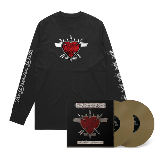 Yes, Virginia…(Tailor’s Version) Gold Double Vinyl Gatefold Album +  Heartplane Longsleeve T-Shirt Pack. (PRE-ORDER)