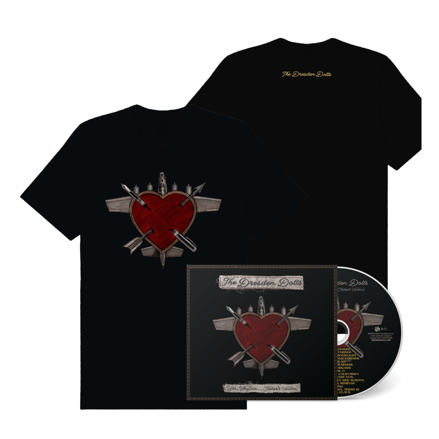 Yes, Virginia…(Tailor’s Version) Deluxe Digipack CD + Heartplane T-Shirt Pack (PRE-ORDER)