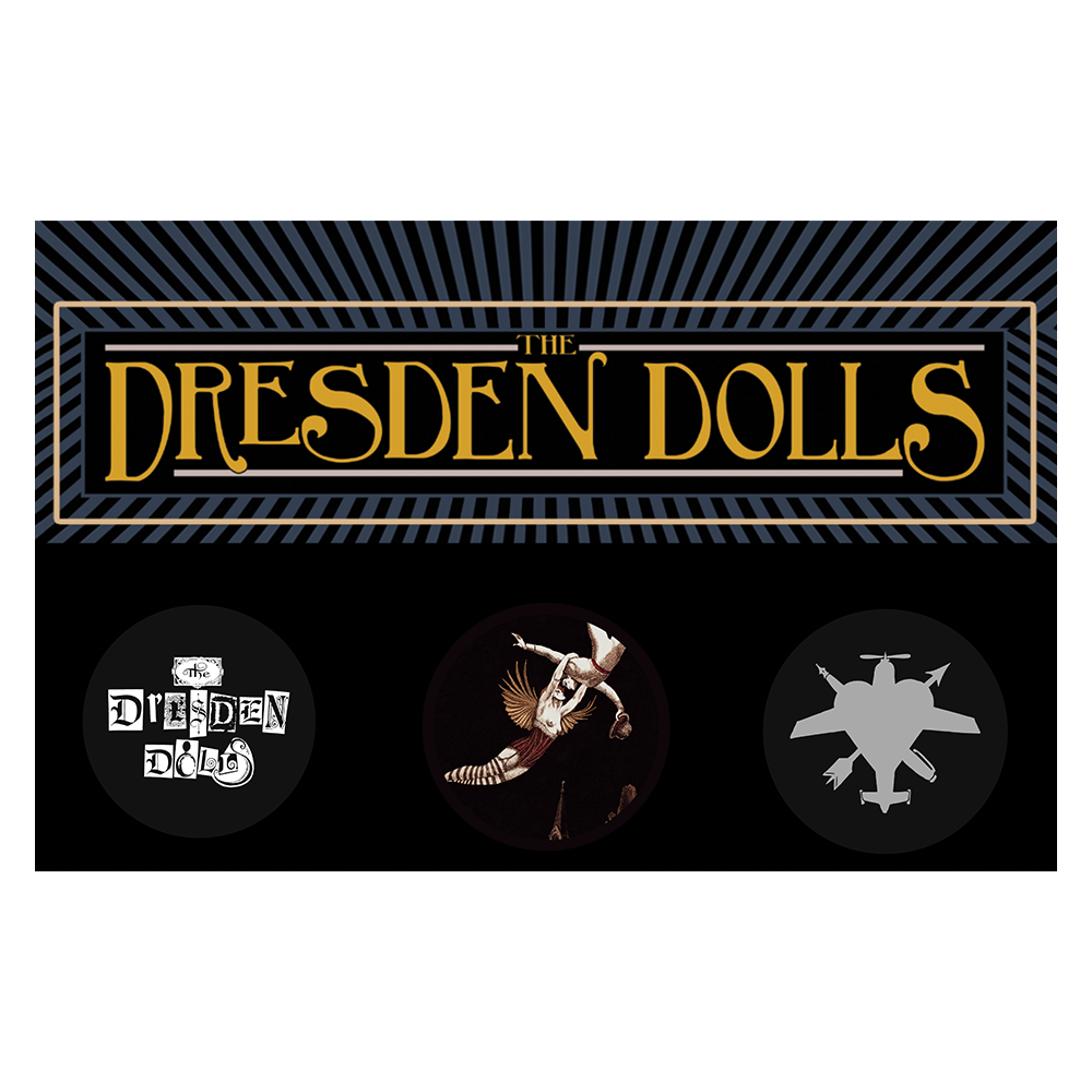 Dresden Dolls Reunited Button Pack