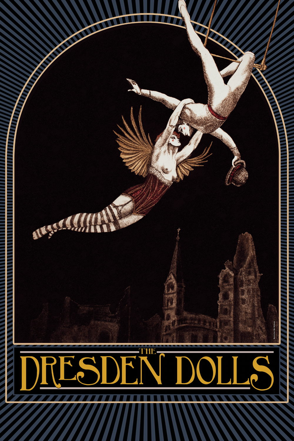*SIGNED* LIMITED EDITION - The Dresden Dolls Poster - Reunited Deluxe Poster