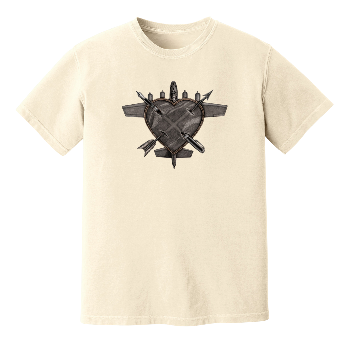 Heartplane T-Shirt - Ivory (PRE-ORDER)