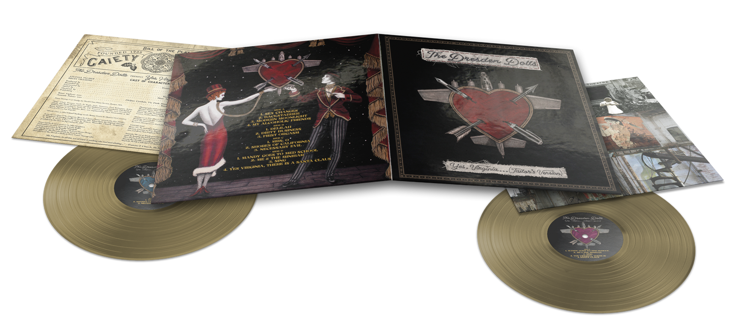 Yes, Virginia (Tailor's Version) Standard Gold Vinyl Album (PRE-ORDER The Dresden Dolls Yes, Virginia (Tailor's Version) Standard Gold Vinyl Album (PRE-ORDER The Dresden Dolls