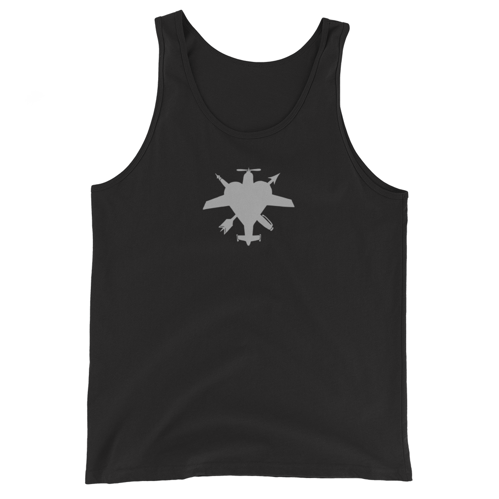 Heart Plane Logo Tank (Fitted Cut)